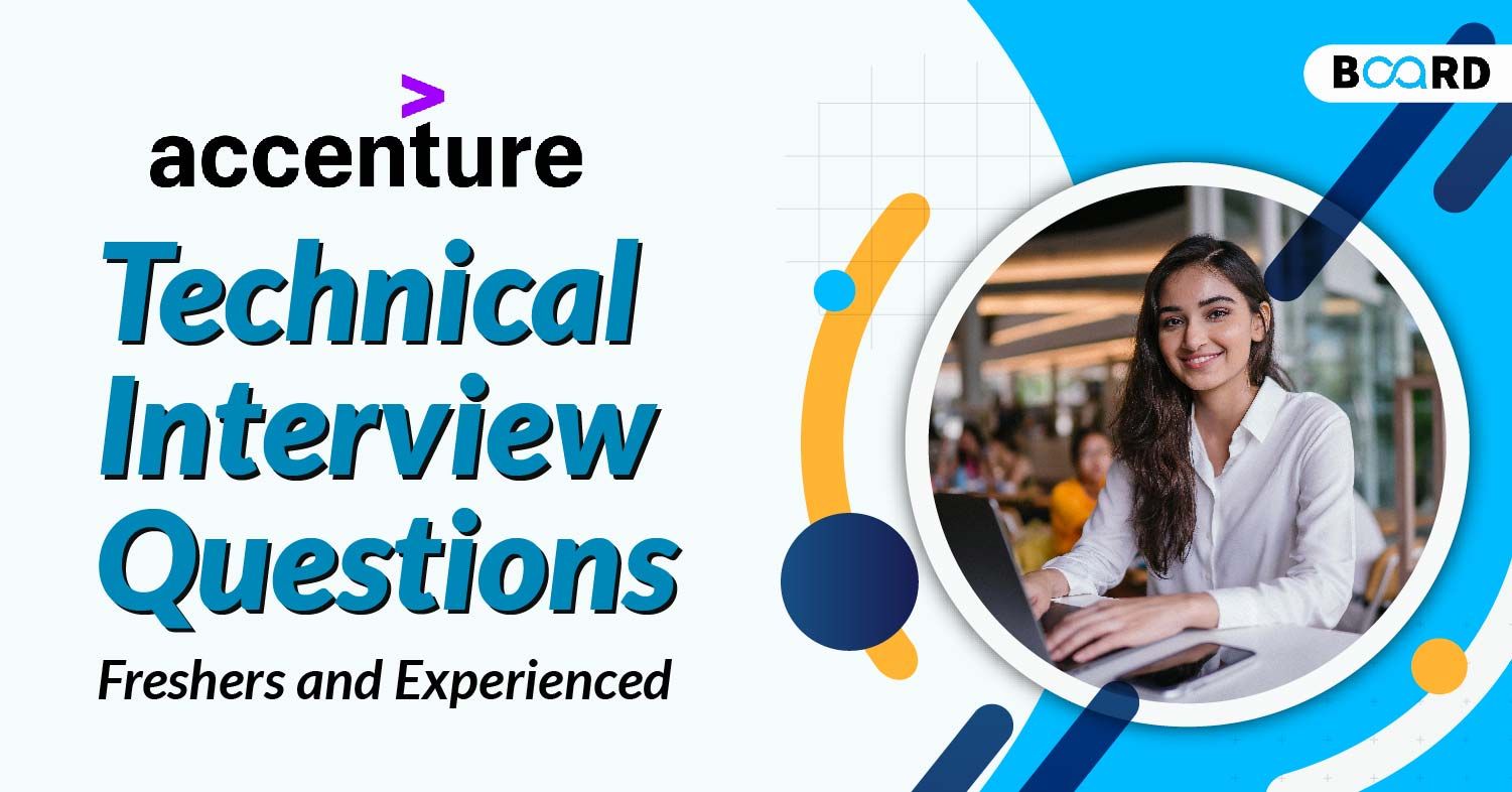 Accenture Technical Interview Questions: Freshers and Experienced(2023)