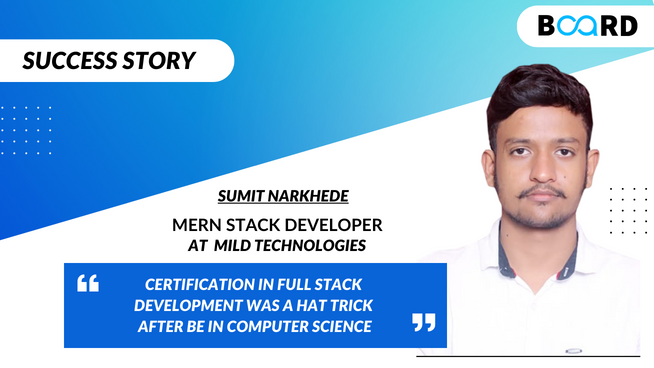 Certification In Full Stack Development Was A Hat Trick After BE In Computer Science