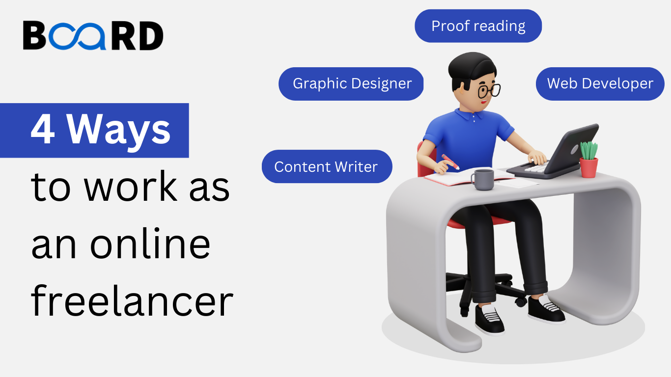4 Ways to work as an online freelancer
