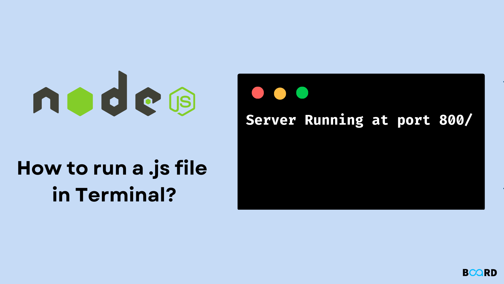 How to run a .js file in Terminal?