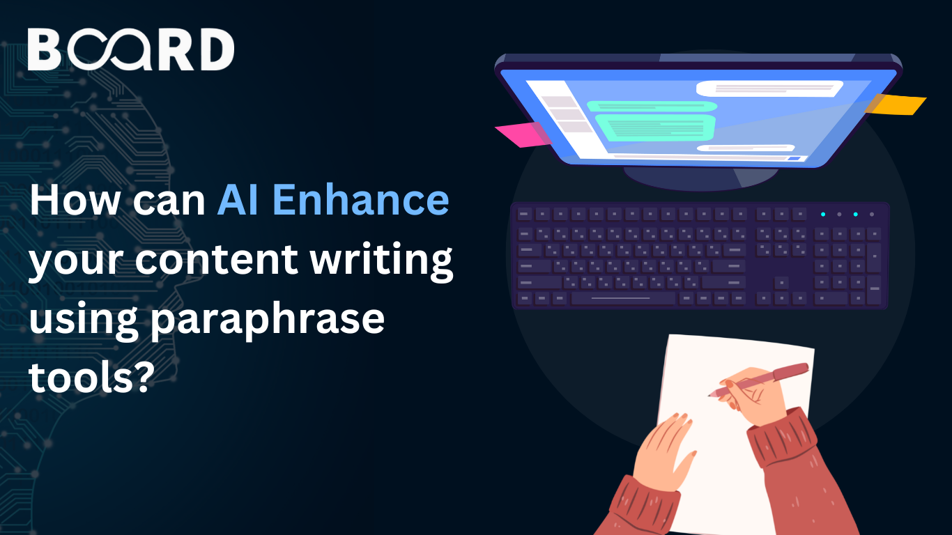 How does AI Enhance your Content Writing using Paraphrase Tools?