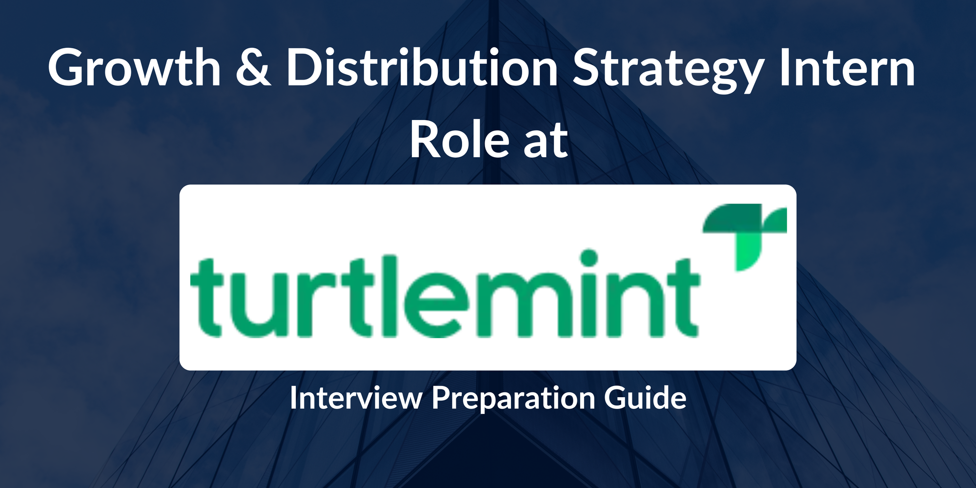 Turtlemint: Growth & Distribution Strategy Intern Interview Preparation Guide