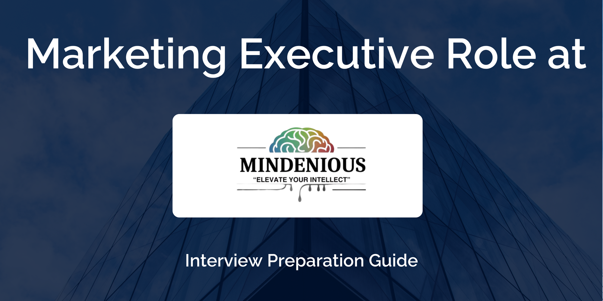 Mindenious Edutech: Interview Preparation For Marketing Executive Role