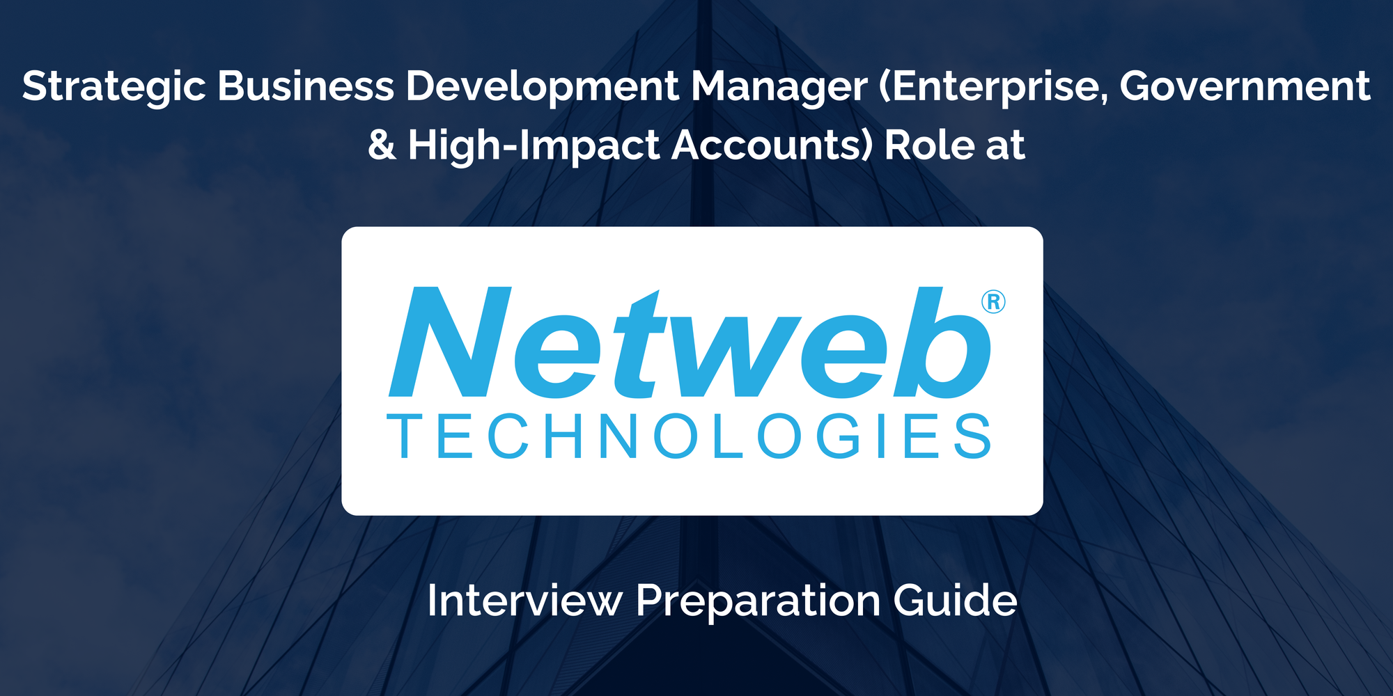 Netweb: Interview Preparation For Strategic Business Development Manager (Enterprise, Government & High-Impact Accounts) Role