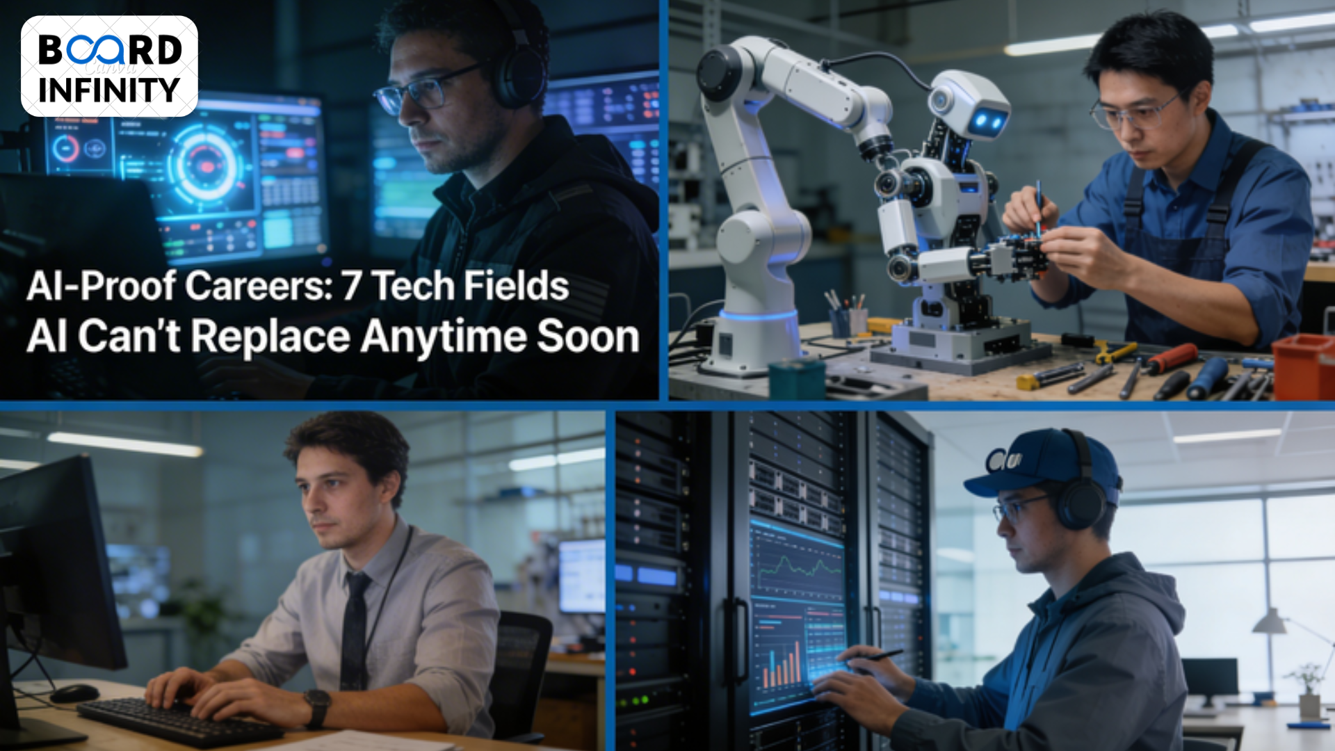 AI-Proof Careers: 7 Tech Fields AI Can't Replace Anytime Soon