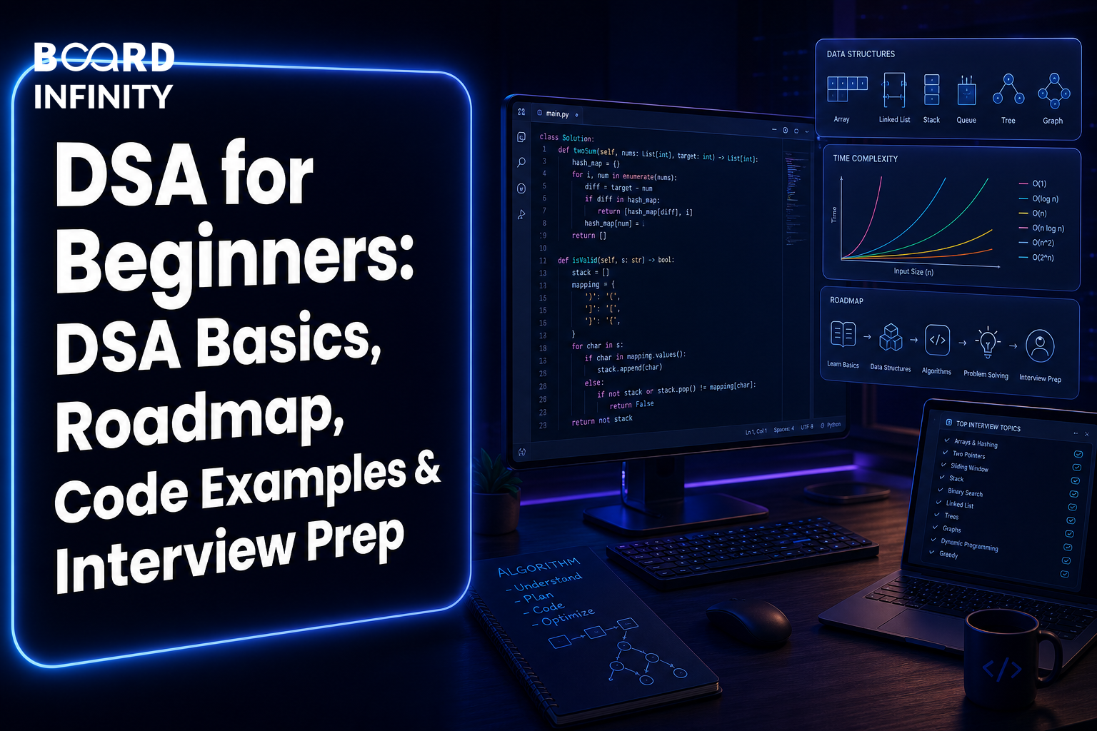 DSA for Beginners: DSA Basics, Roadmap, Code Examples & Interview Prep