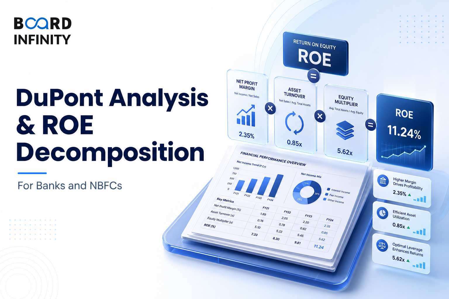 DuPont Analysis and ROE Decomposition for Banks and NBFCs