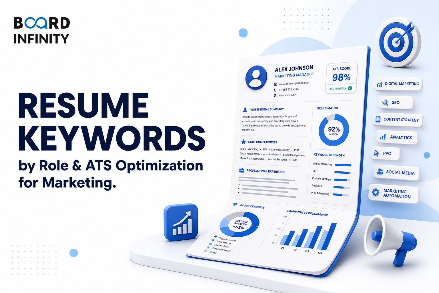 Resume Keywords by Role and ATS Optimisation for Marketing