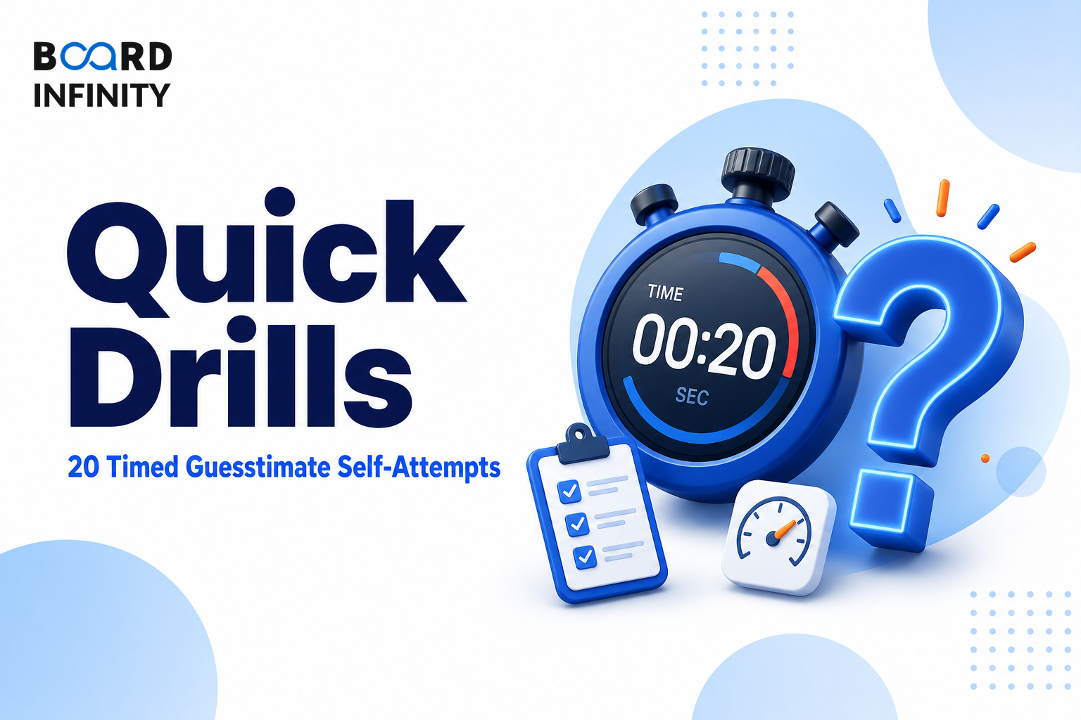 Level A Quick Drills: 20 Timed Guesstimate Self-Attempts