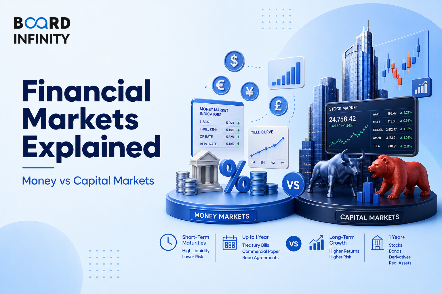 Financial Markets Explained: Money vs Capital Markets