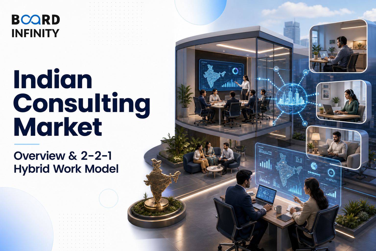 Indian Consulting Market Overview and 2-2-1 Hybrid Work Model