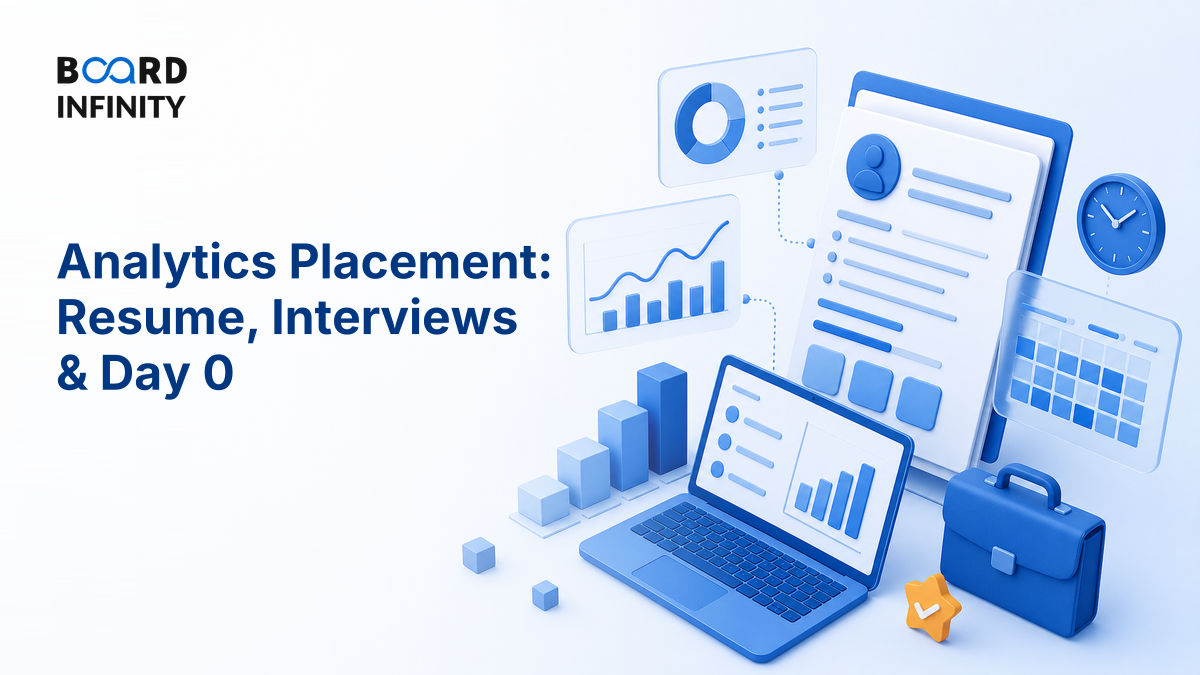 Analytics Placement: Resume, Interviews & Day 0