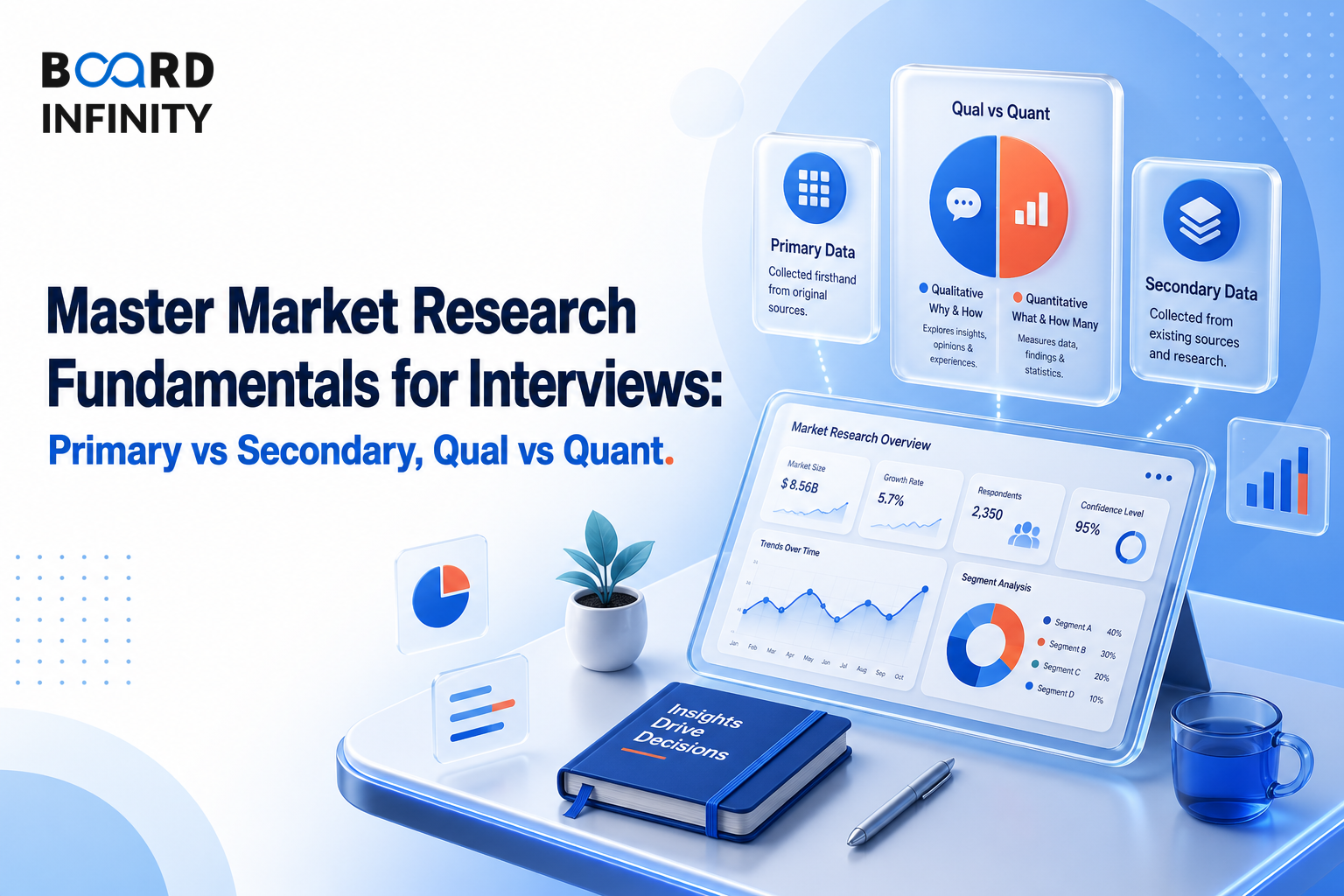 Master Market Research Fundamentals for Interviews: Primary vs Secondary, Qual vs Quant