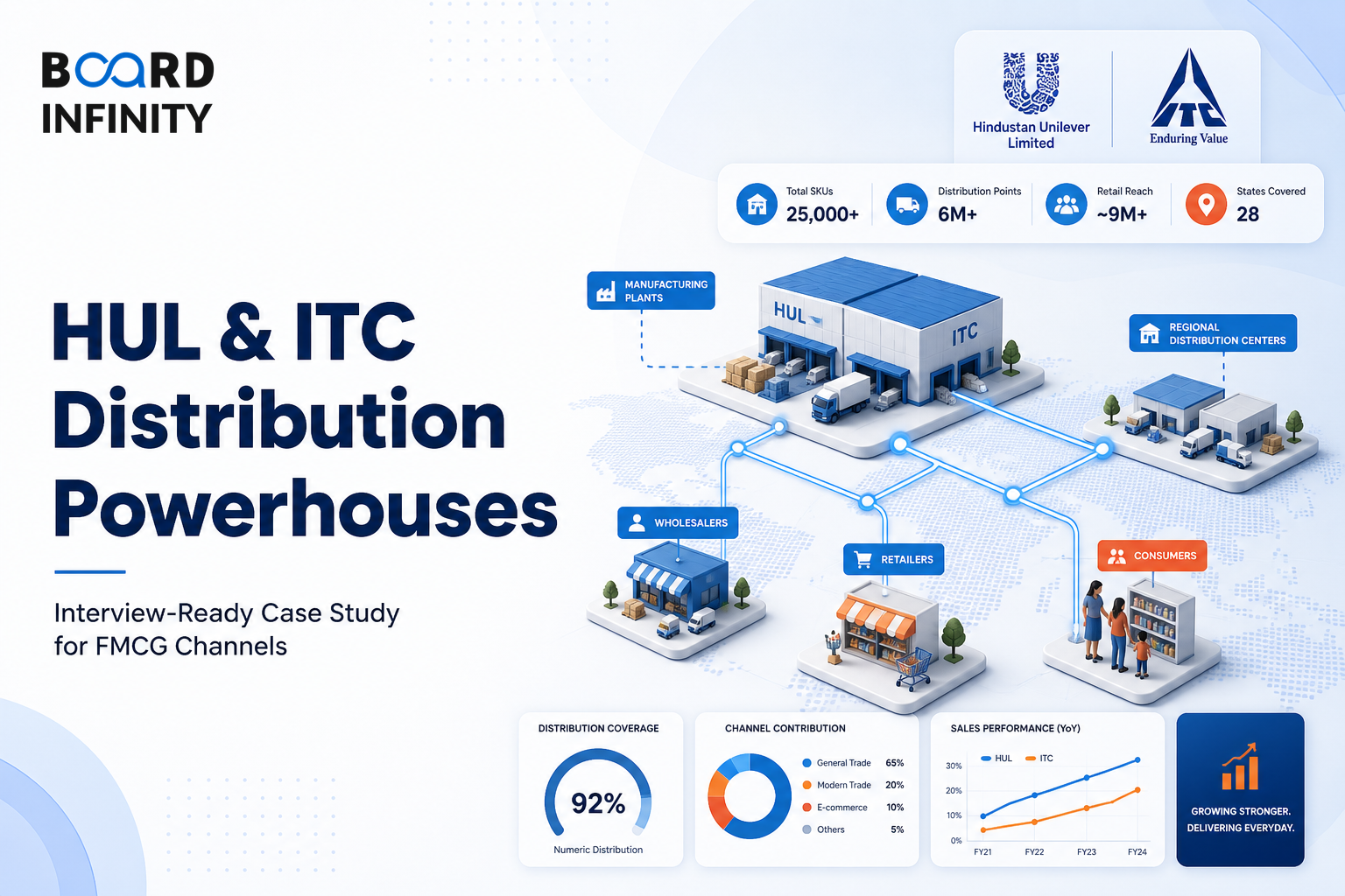 HUL & ITC Distribution Powerhouses: Interview-Ready Case Study for FMCG Channels