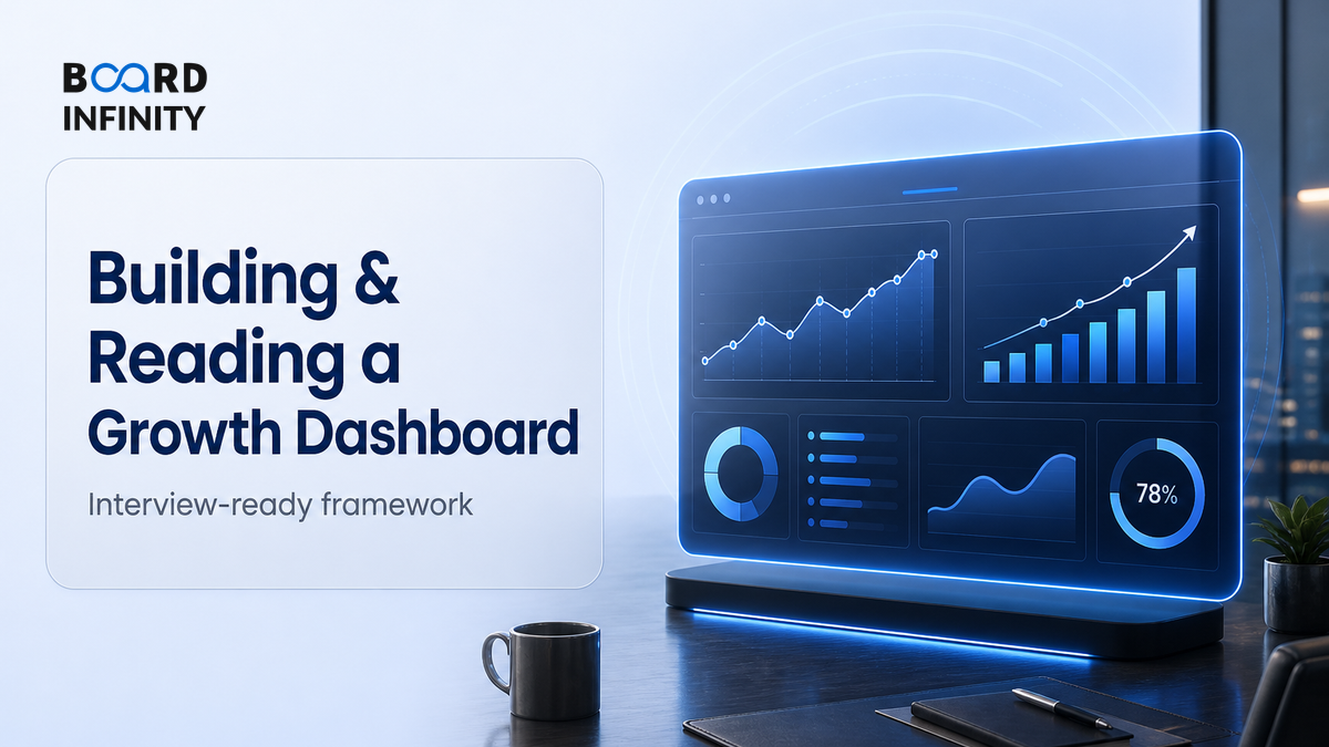 Building & Reading a Growth Dashboard: Interview-Ready Framework
