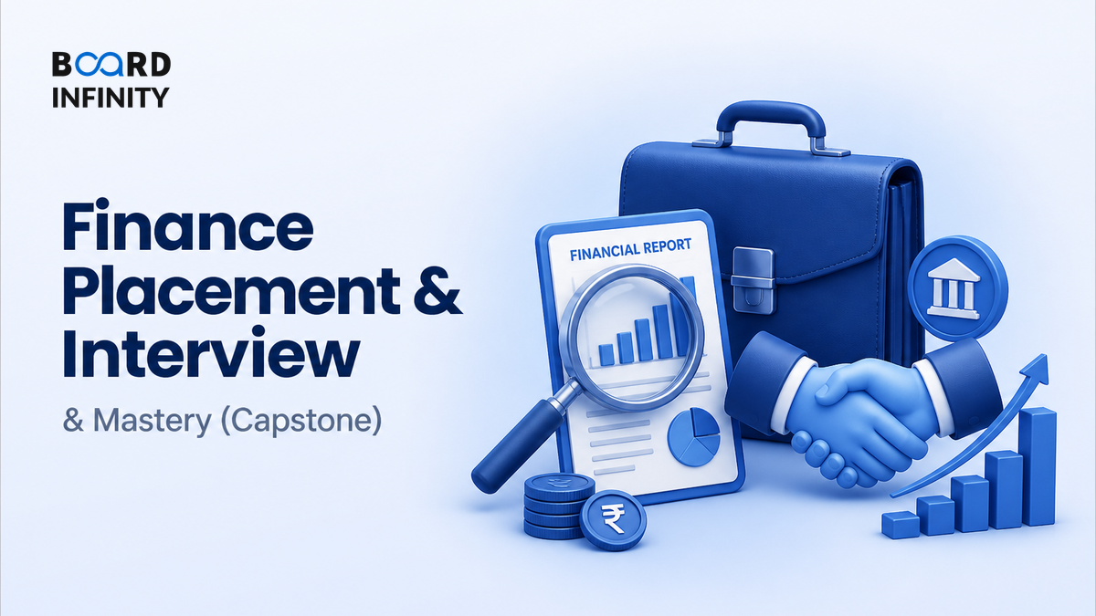 Finance Placement & Interview Mastery (Capstone)
