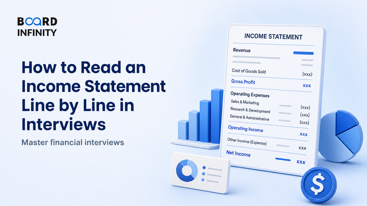 How to Read an Income Statement Line by Line in Interviews