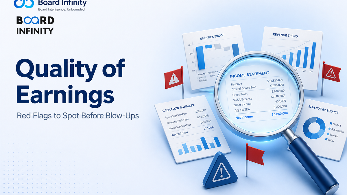 Quality of Earnings: Red Flags to Spot Before Blow-Ups