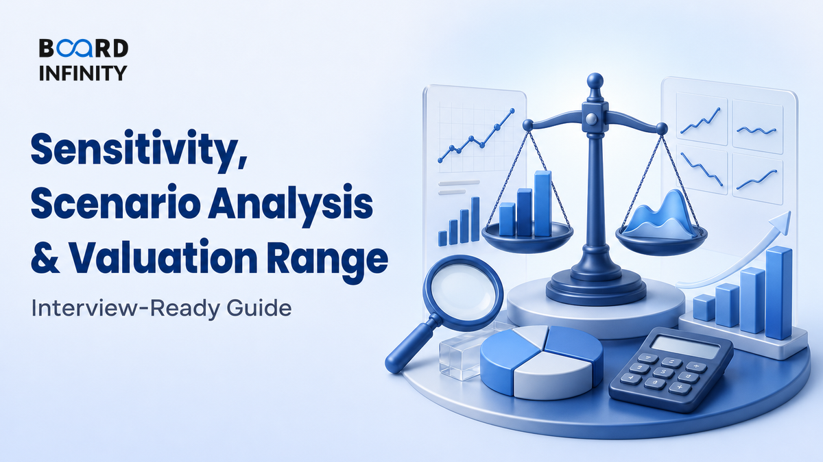 Sensitivity, Scenario Analysis & Valuation Range - Interview-Ready Guide
