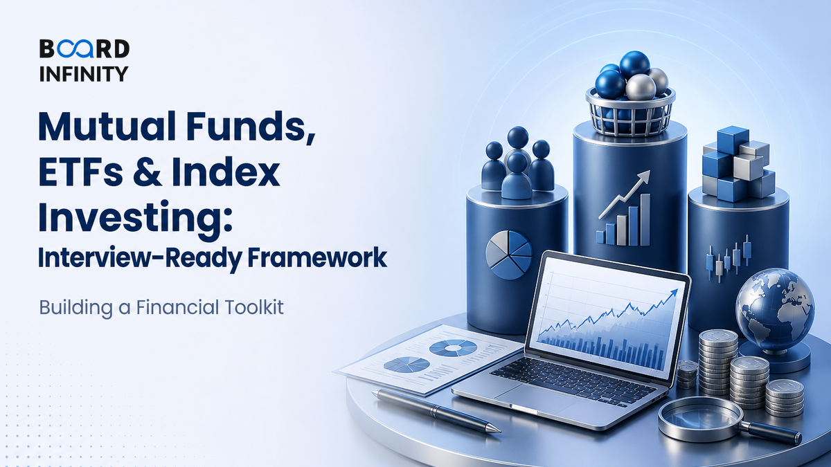 Mutual Funds, ETFs & Index Investing - Interview-Ready Revision Guide