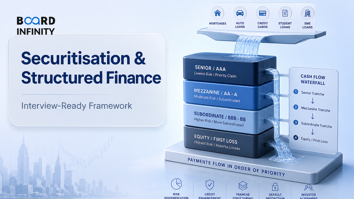 Securitisation & Structured Finance Explained for MBA Interviews