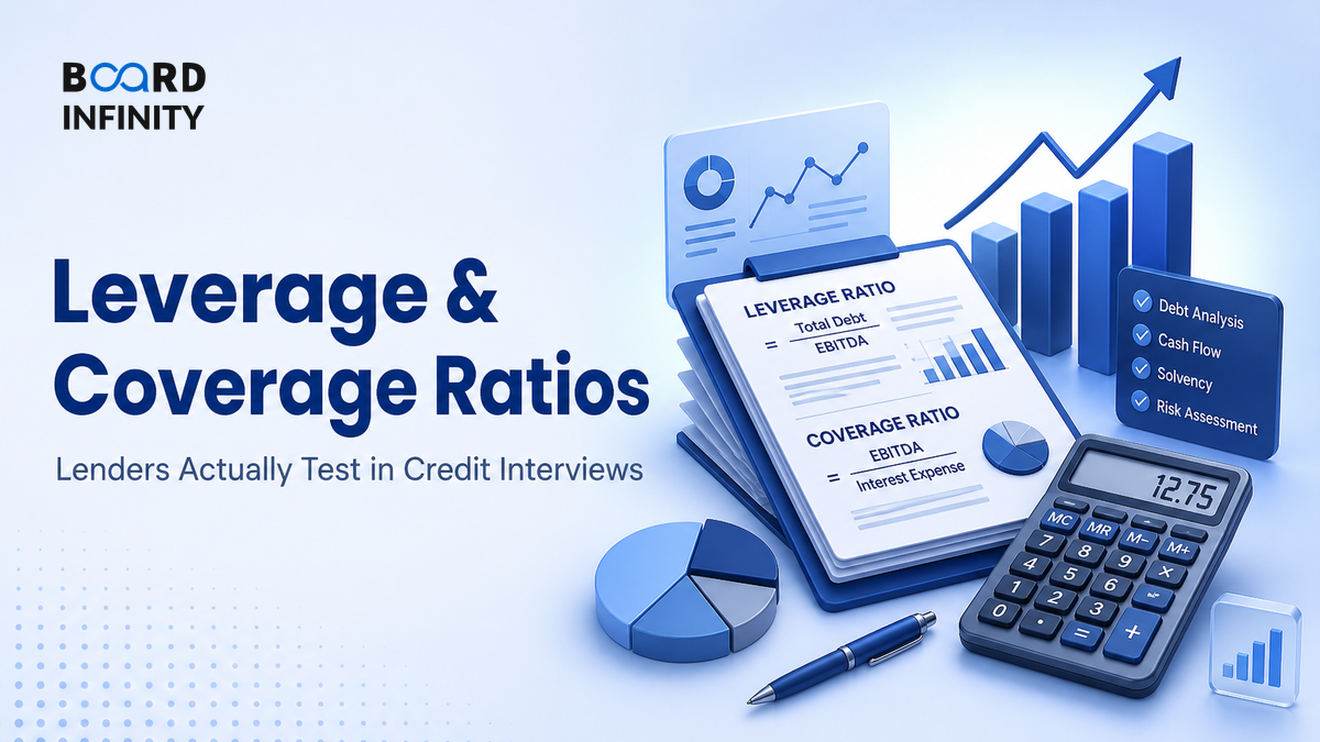 Leverage & Coverage Ratios Lenders Actually Test in Credit Interviews