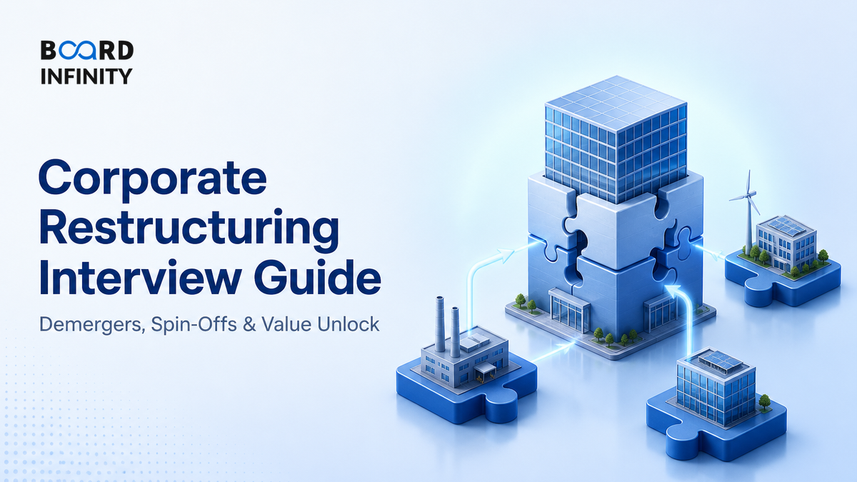 Corporate Restructuring Interview Guide: Demergers, Spin-Offs & Value Unlock