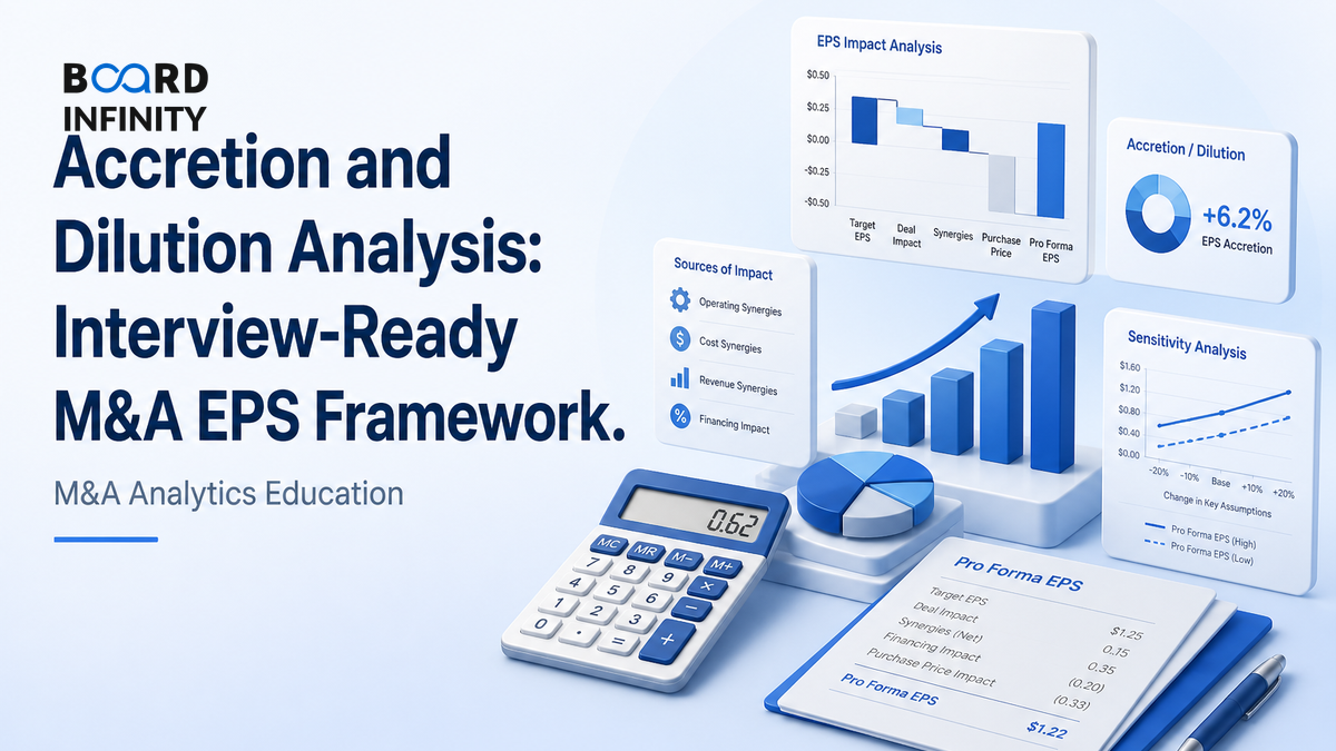Accretion and Dilution Analysis: Interview-Ready M&A Framework