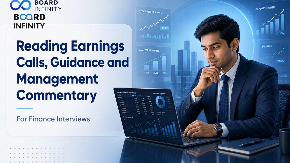 Reading Earnings Calls, Guidance and Management Commentary for Finance Interviews