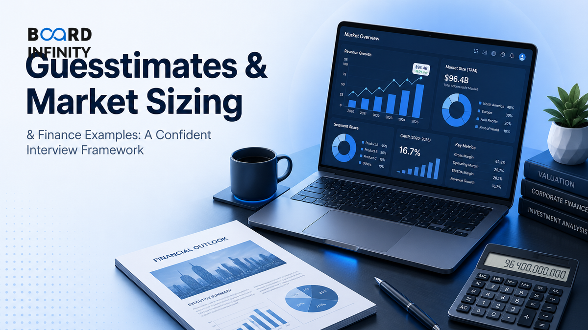 Guesstimates & Market Sizing With Finance Examples: A Confident Interview Framework