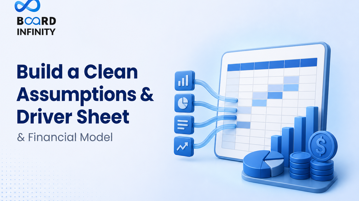 Build a Clean Assumptions & Driver Sheet That Runs the Financial Model