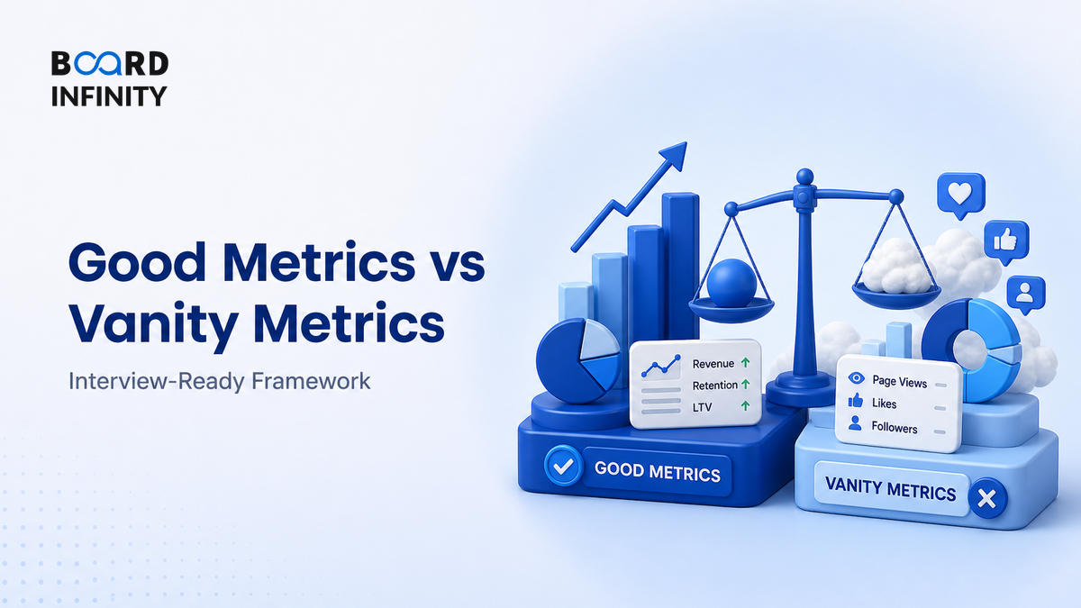 Good Metrics vs Vanity Metrics - Interview-Ready Framework for MBA Students