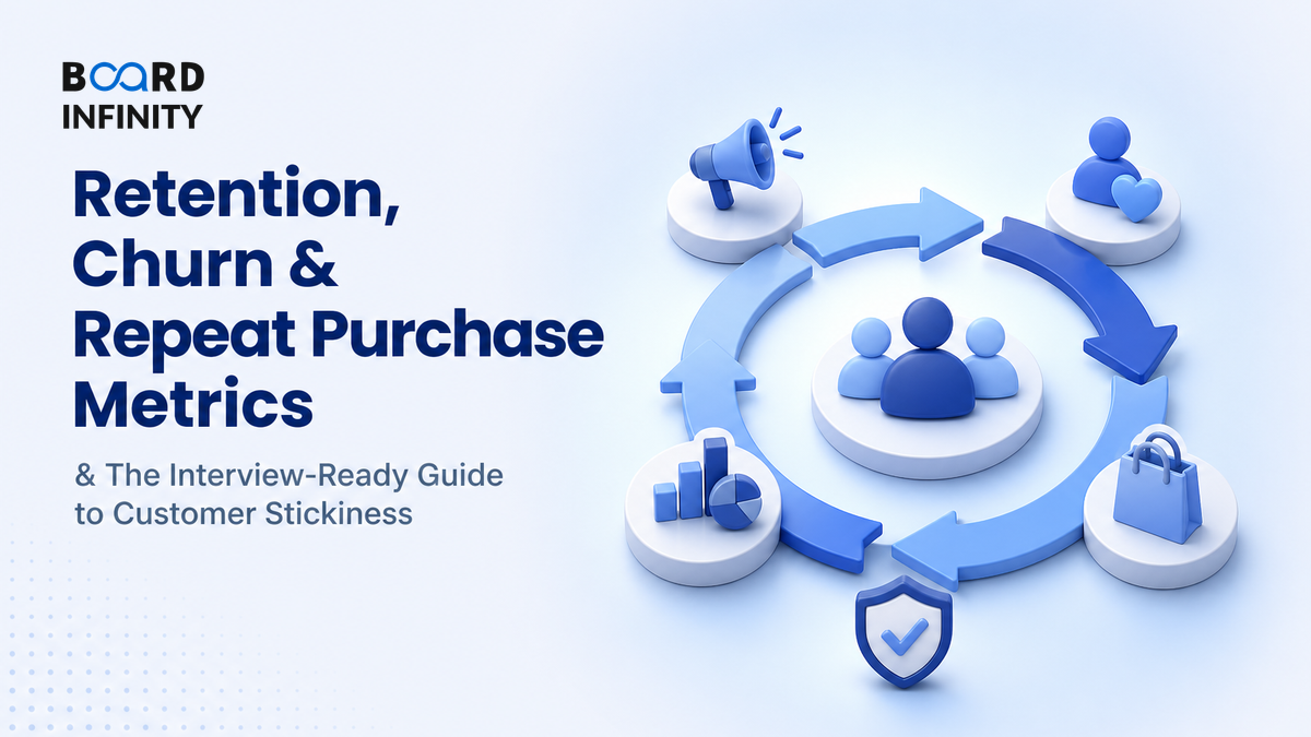 Retention, Churn & Repeat Purchase Metrics: The Interview-Ready Guide to Customer Stickiness