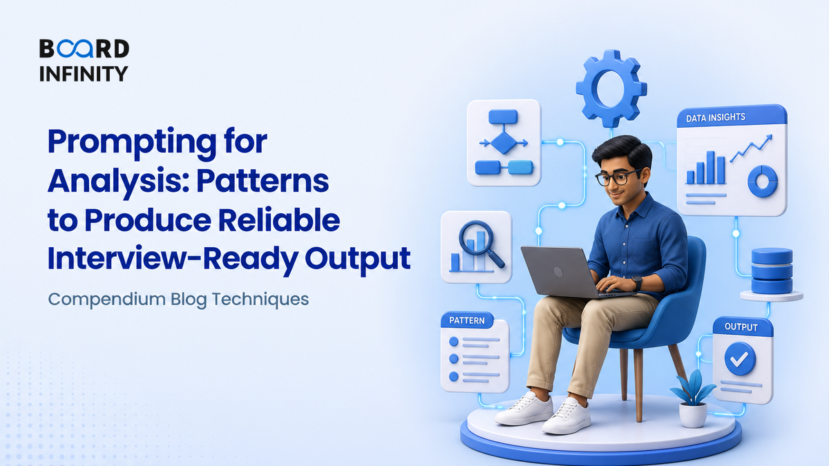 Prompting for Analysis: Patterns to Produce Reliable Interview-Ready Output