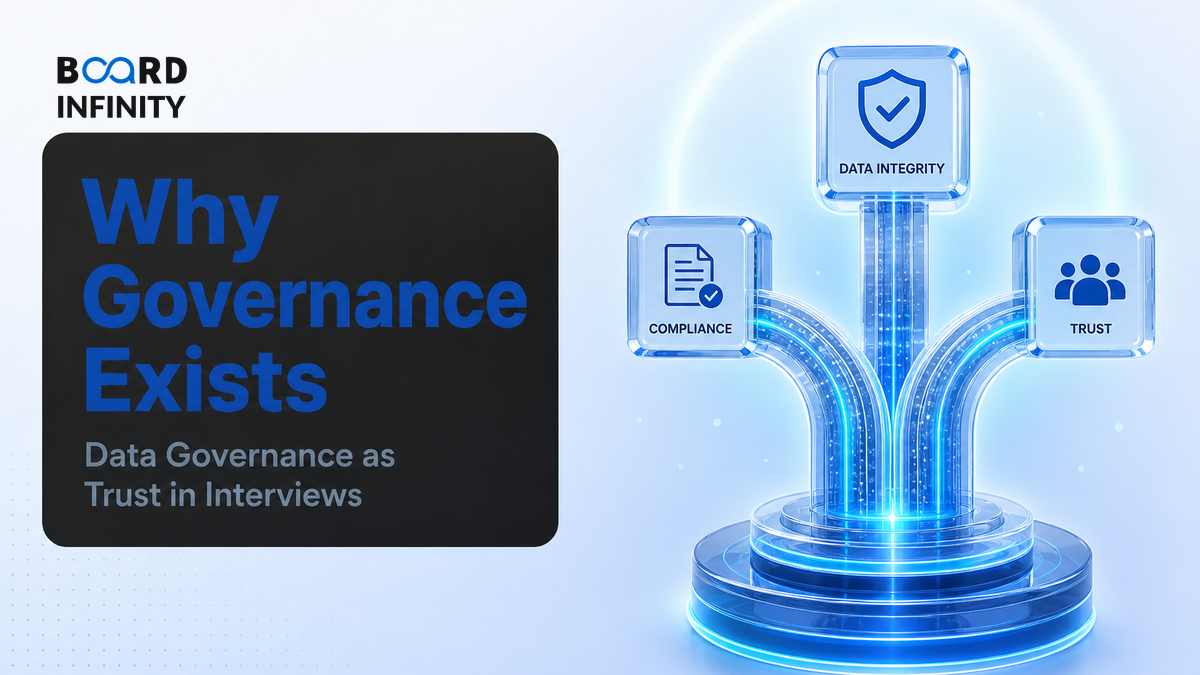 Why Governance Exists: Answer Data Governance as Trust in Interviews