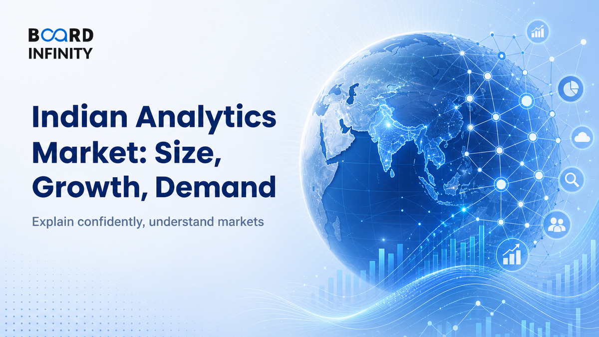 The Indian Analytics Market: Explain Size, Growth and Demand Drivers Confidently