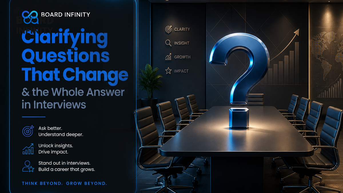 Clarifying Questions That Change the Whole Answer in Interviews