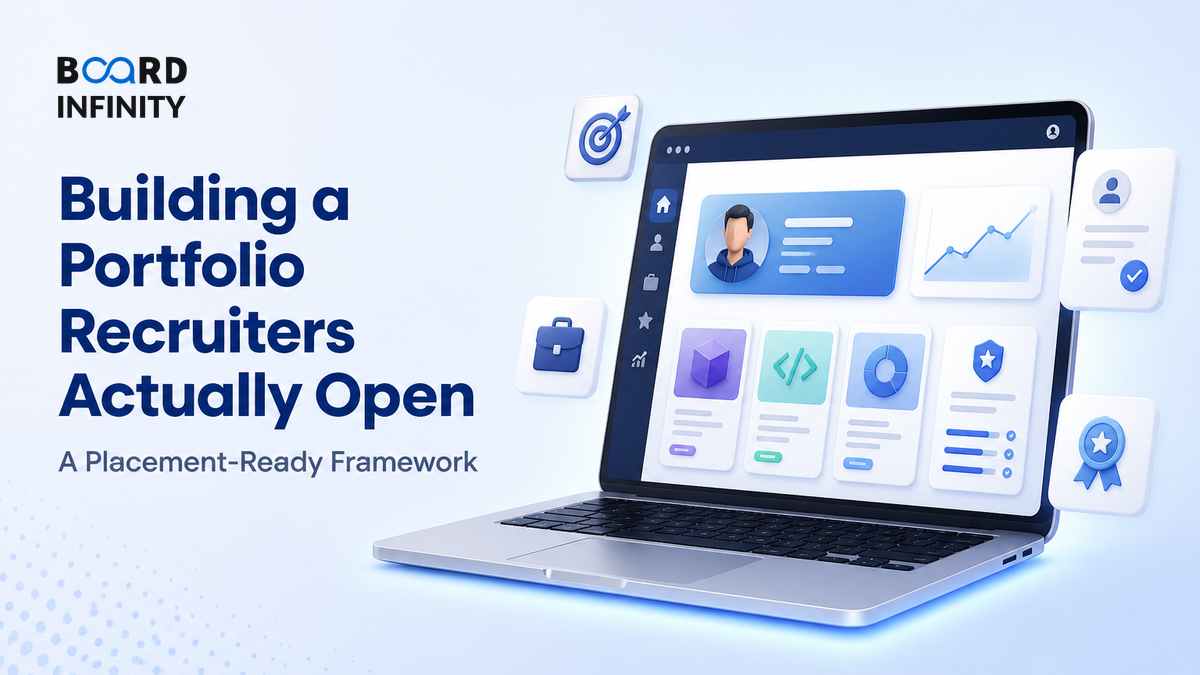 Building a Portfolio Recruiters Actually Open: A Placement-Ready Framework