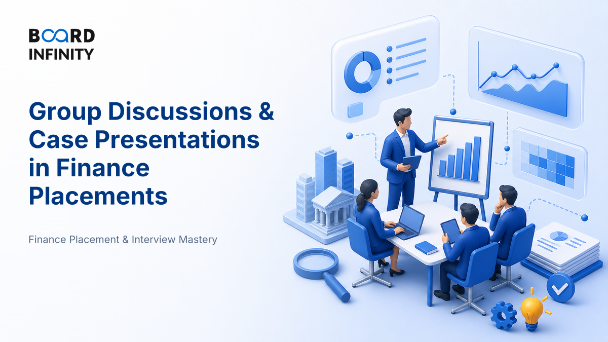 Group Discussions & Case Presentations in Finance Placements