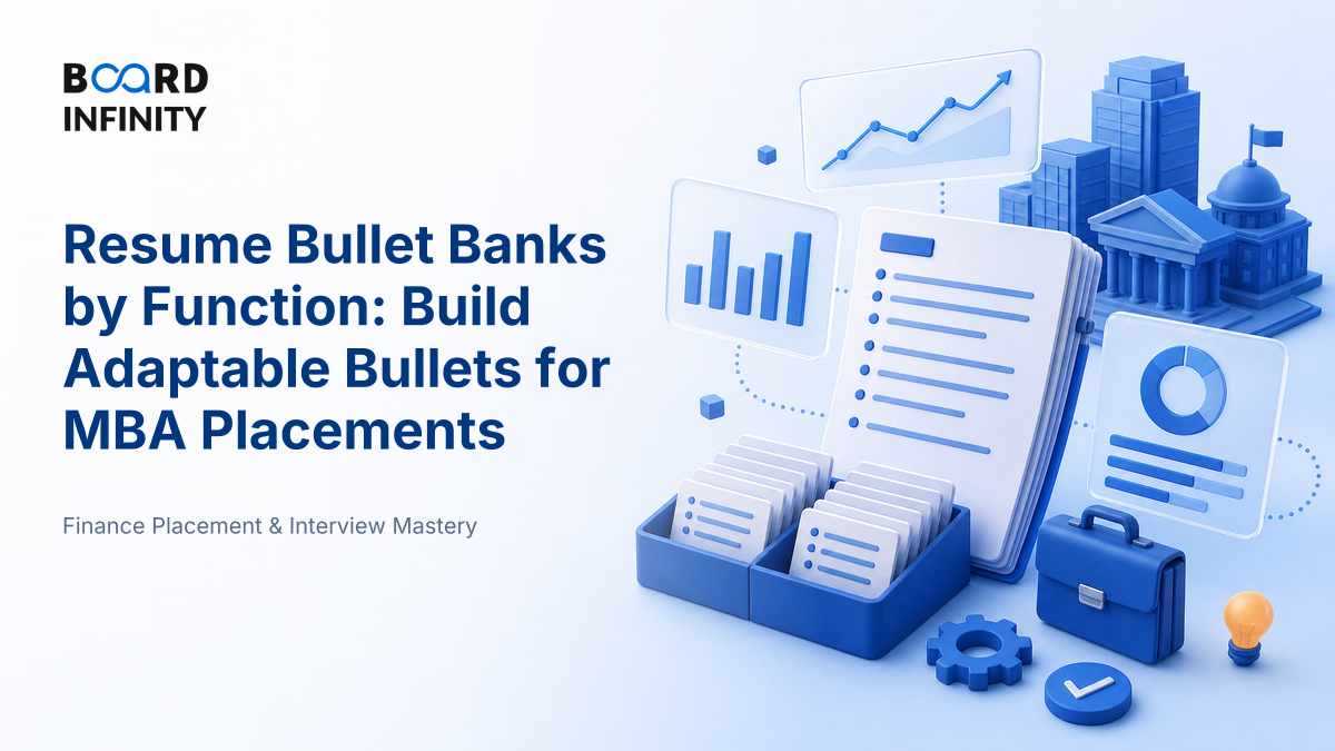 Resume Bullet Banks by Function, Written to Be Adapted