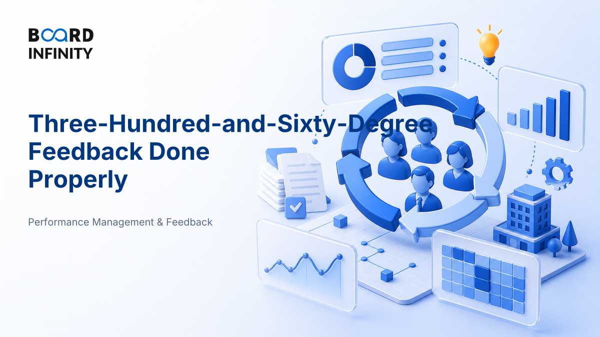 Three-Hundred-and-Sixty-Degree Feedback Done Properly: Interview-Ready HR Framework