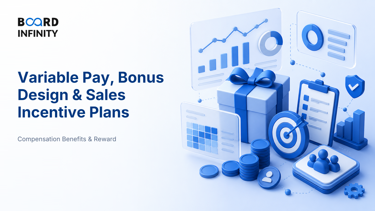 Variable Pay, Bonus Design & Sales Incentive Plans: Interview-Ready Framework