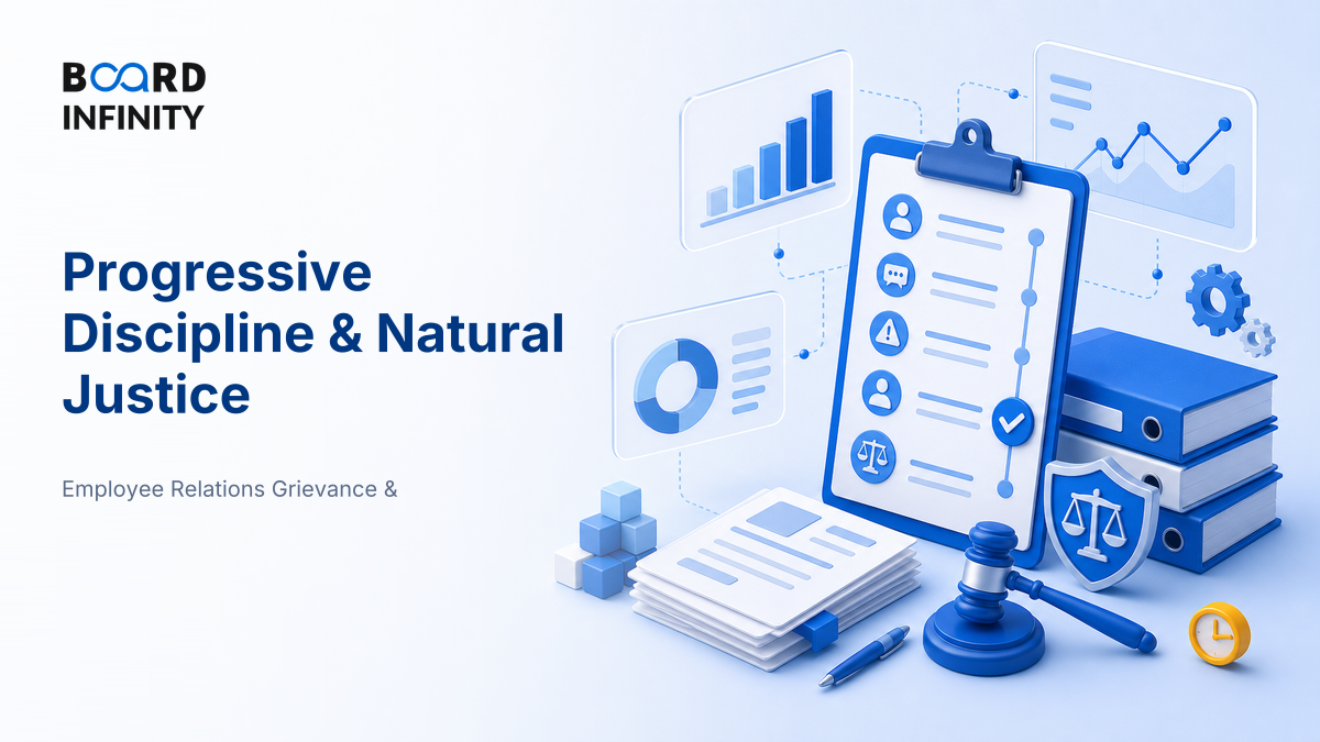 Progressive Discipline & Natural Justice: Interview-Ready HR Framework