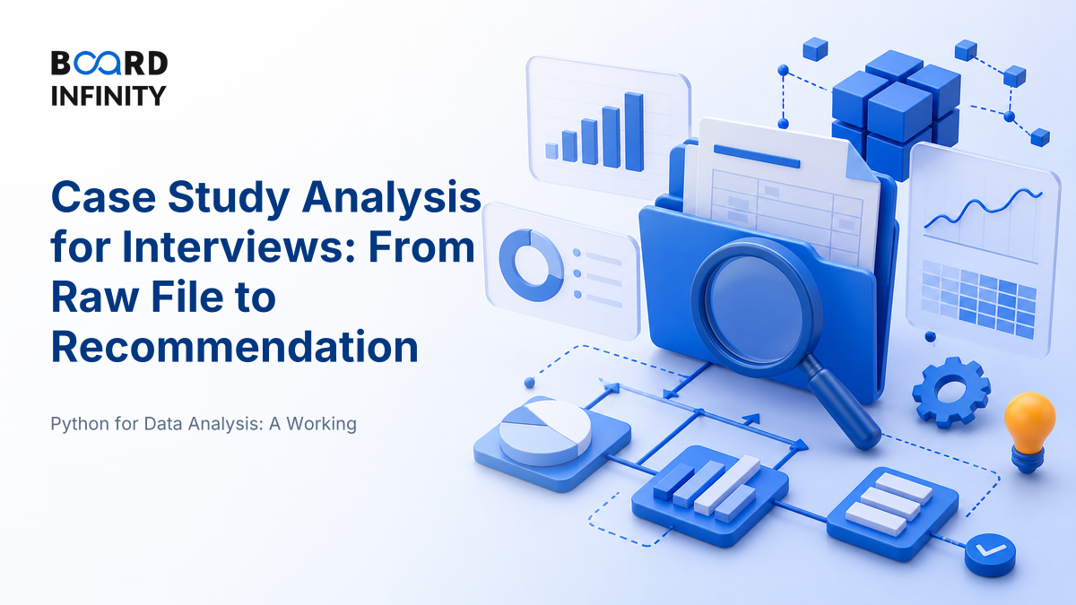 Case Study: A Complete Analysis from Raw File to Recommendation