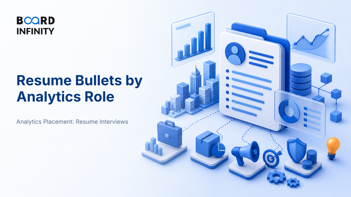 Resume Bullets by Analytics Role, Written to Be Adapted