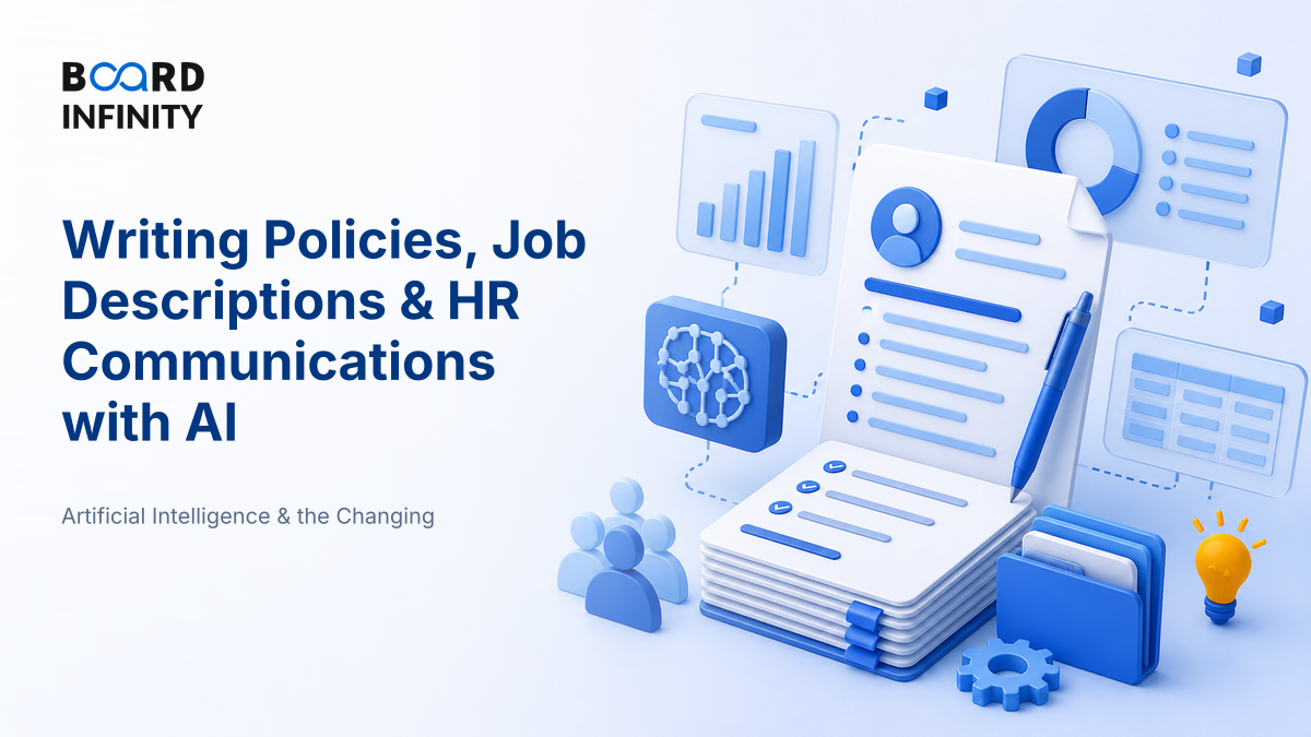 Writing Policies, Job Descriptions & Communications With AI