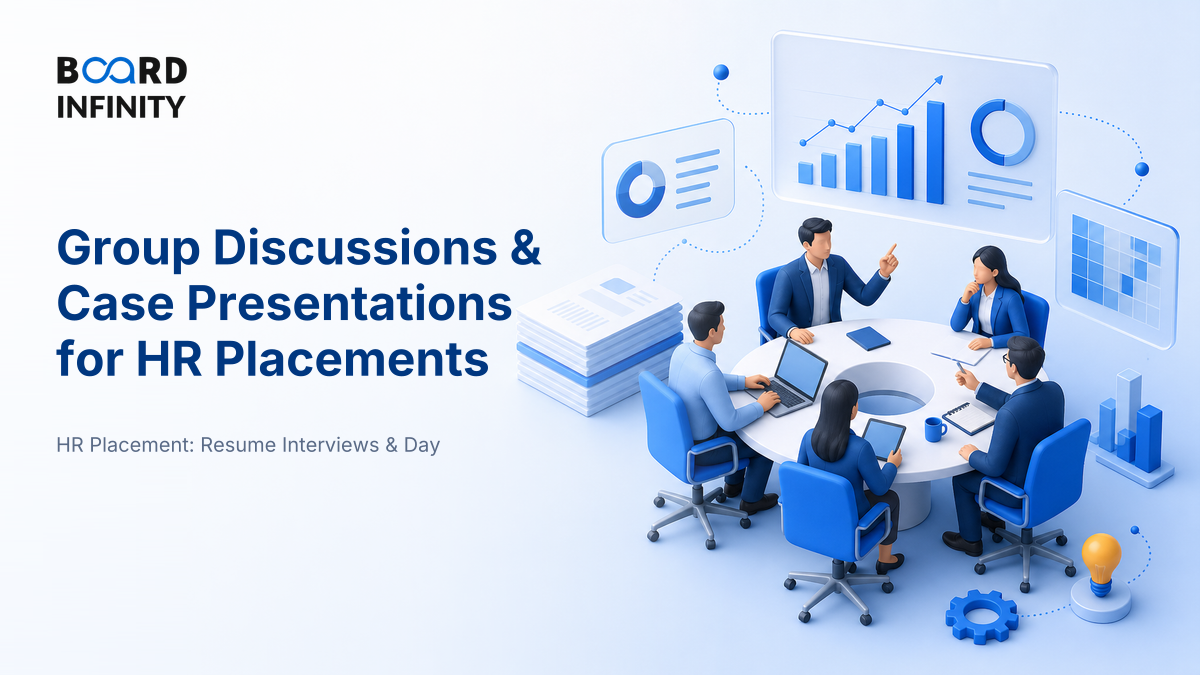 Group Discussions & Case Presentations for HR Placements - The Confident Answer Framework