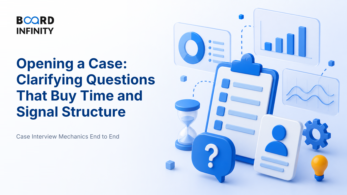 Opening a Case: Clarifying Questions That Earn Time