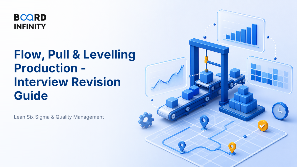 Flow, Pull & Levelling Production