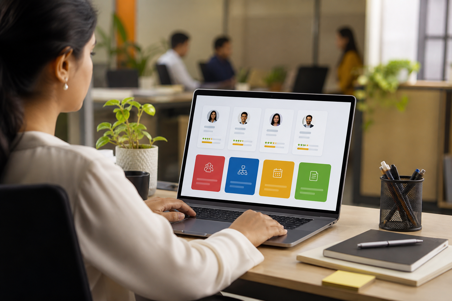 The memorable shift is AI moving from a separate tool into the recruiter's daily workflow.